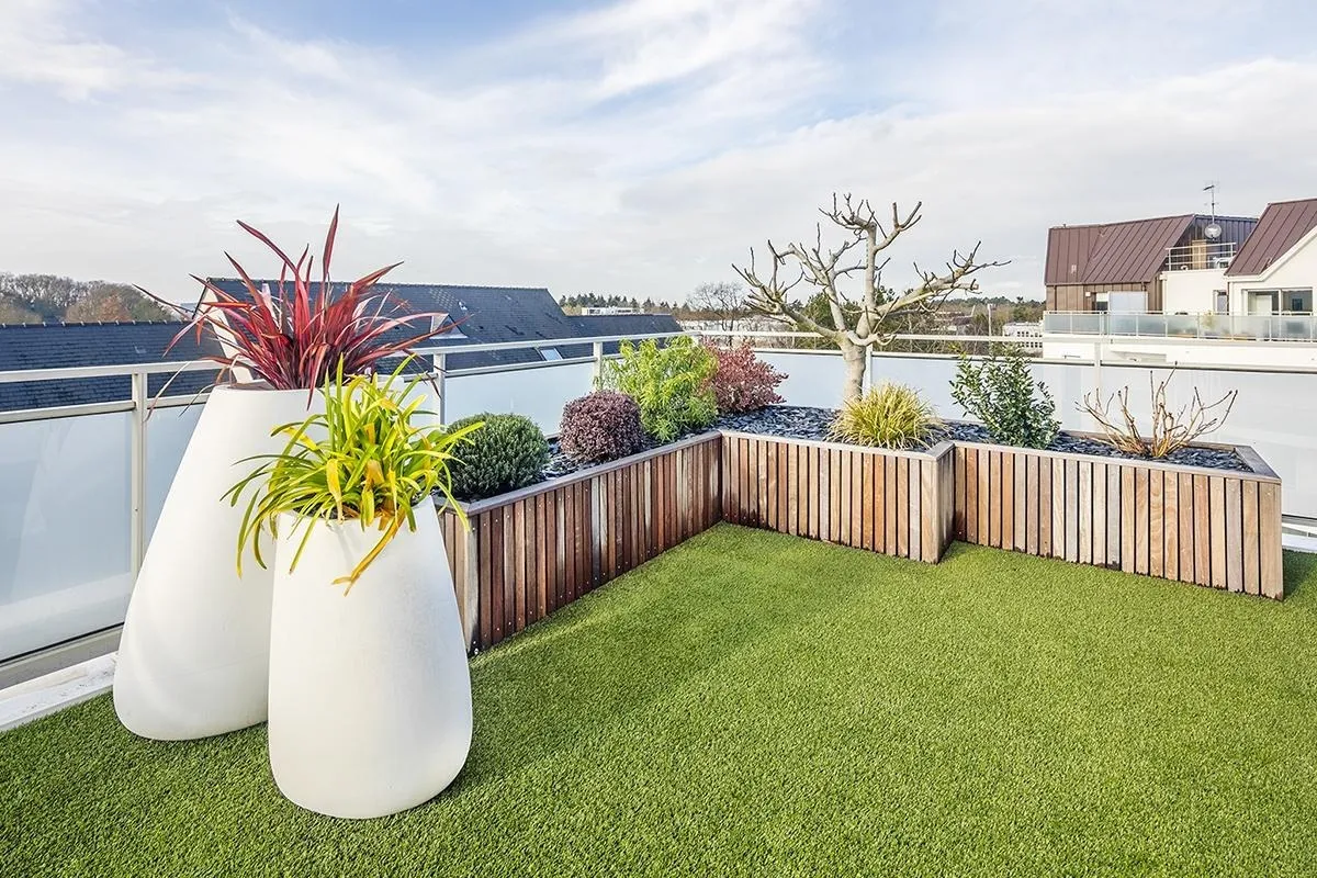 Crea Bati Jardin Paysagiste A Rennes Jardinieres Bois 6